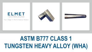 ASTM B777 Class 1 Tungsten WHA
